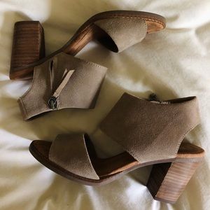 TOMS majorca cutout block sandals